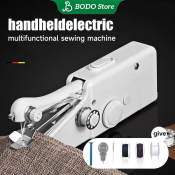 Bodo Mini Sewing Machine Portable Electric Sewing Machine Handheld Sewing Needlework Set