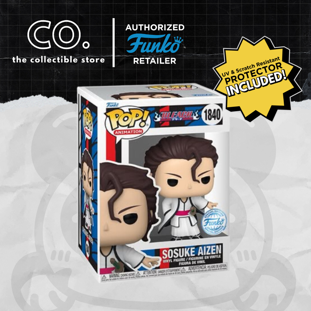 Funko Pop! Bleach: Sosuke Aizen #1840 – Special Edition Vinyl Figure W/ Protector