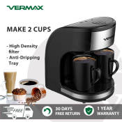 Vermax Mini Portable Coffee Maker with Ceramic Cup
