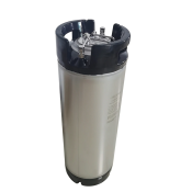 TWELVETAP 5 Gal Stainless Steel Homebrew Keg with Rubber Handle