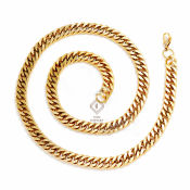 Men's 24" Stainless Gold Necklace Chain - Non Tarnish