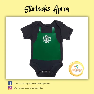 Amayson Food theme baby onesie - Starbucks (5)