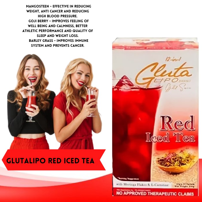 Gluta Lipo Gold Series Red Iced Tea 2Box