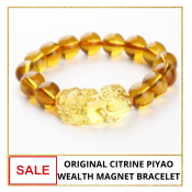Original Citrine Piyao Wealth Magnet Bracelet