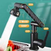Modern Rotatable Stainless Steel Faucet for Kitchen or Bathroom