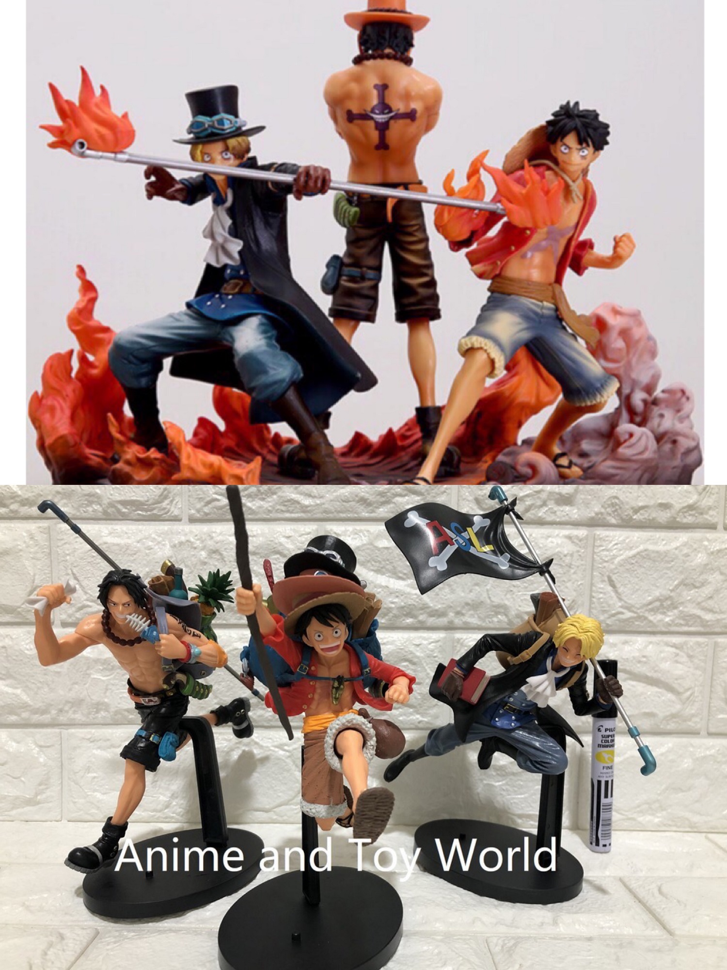 Luffy and Zoro Wano figures : r/OnePiece