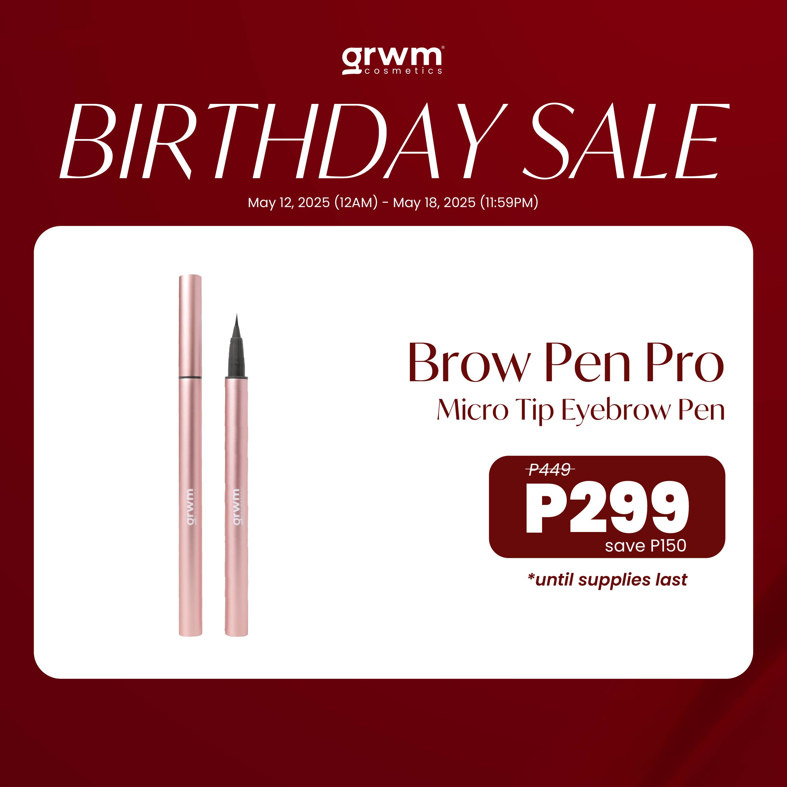 Discount on GRWM Cosmetics  shoes - SKU: GRWM Cosmetics Brow Pen Pro - Micro Tip Eyebrow Pen