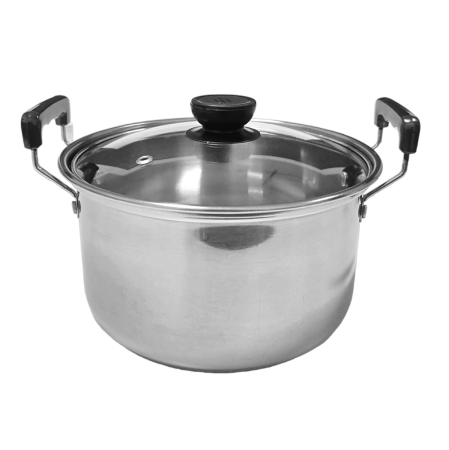 Stainless Steel Double High Pot  Cookware Casserole
