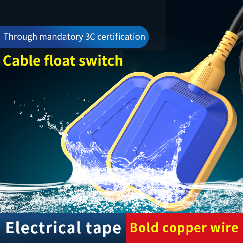 Float Switch – 5M (16.4ft) Cable Sewage Float Sensor For Septic Systems, Sump Pumps, And Water Tanks – IP68, 750W Direct