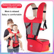Breathable Adjustable Baby Carrier with Hip Seat