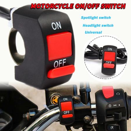 Pinph motorcycle LED Headlight Switch for Motorcycke/e-Bike