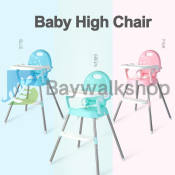 BS Adjustable Folding Baby High Chair with 3 Colors