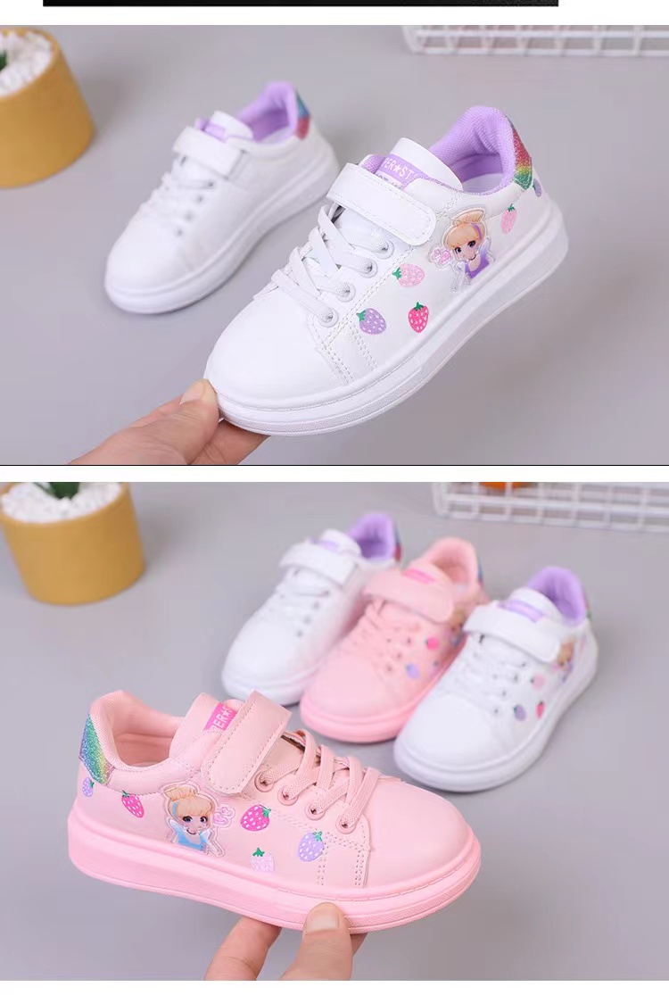 rubber shoes for kids girls 3-10years old non-slip cartoon