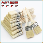 Paint Brush Set - Natural Bristle Brushes by CPS TECH