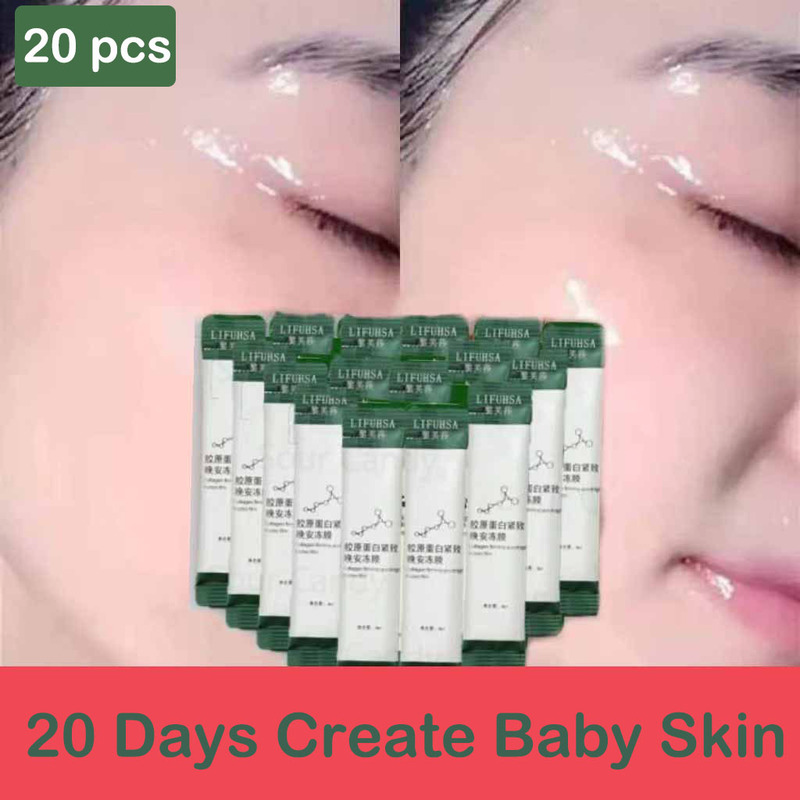 Lazada Philippines - 20Pcs/pack Collagen Good Sleeping Masks Hydrating and Moisturizing Shrink Pores Brightening Anti-ageing Skin Wash-Free Sleep Masks