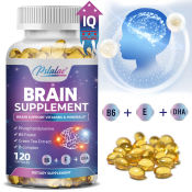 PSLALE Brain Supplement: Boost Memory, Focus, Energy & Clarity