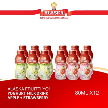 Alaska Fruitti Yo! Apple & Strawberry Yoghurt Milk Drink