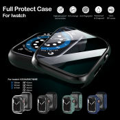 Apple Watch Bumper Case with Tempered Glass Screen Protector