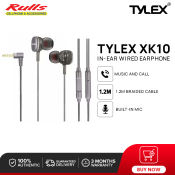 TYLEX XK10 In-Ear Stereo Earphones with HD Microphone and Volume Control