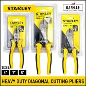 Stanley Heavy Duty Diagonal Cutting Pliers Maxgrip 6 / 7 / 8 - 84-027 / 84-028 / 84-607