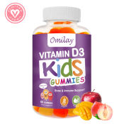 Omilay Kids Vitamin D3 Gummies: Promote Bone Growth & Immune Health