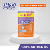 HAPPY Baby Pants Diapers XXL 48 + 6 pieces