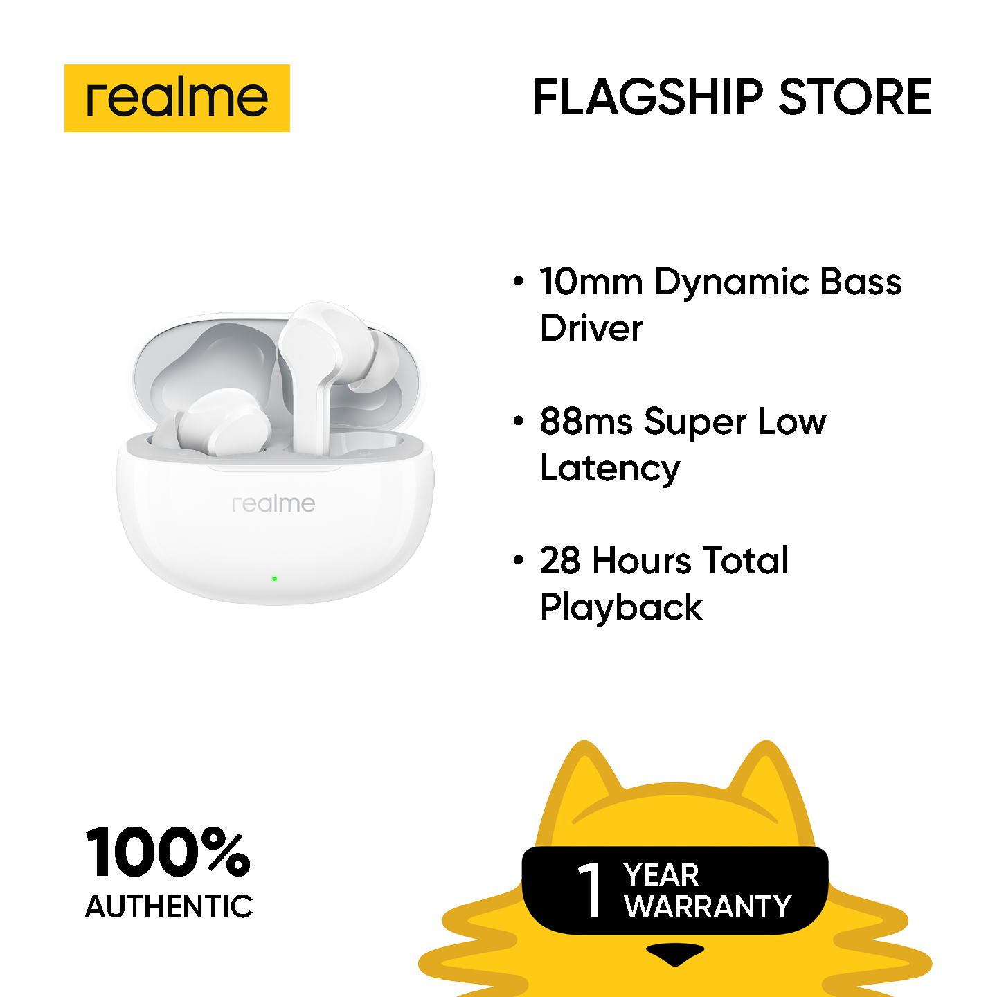 realme Buds Air 5 with 50dB ANC, 12.4mm Dynamic Bass Driver and