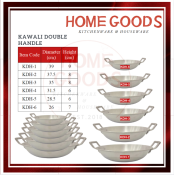 HOMEGOODS Double Handle Aluminum Frying Pan Wok