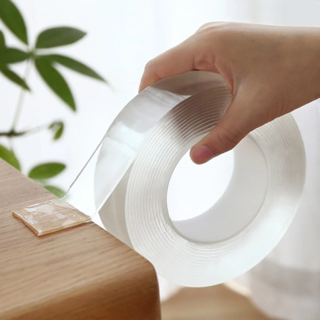 Reusable Waterproof Nano Tape - Transparent Double Sided Adhesive