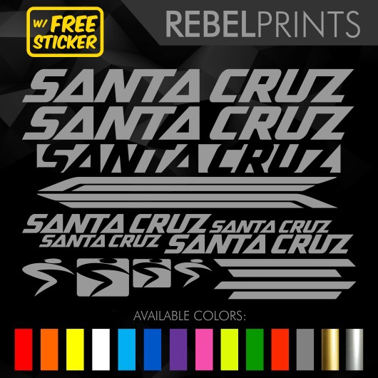 SANTA CRUZ Sticker Decal for Mountain 