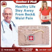 Back Pain Relief Belt - Adjustable Traction Brace for Spinal Stretch