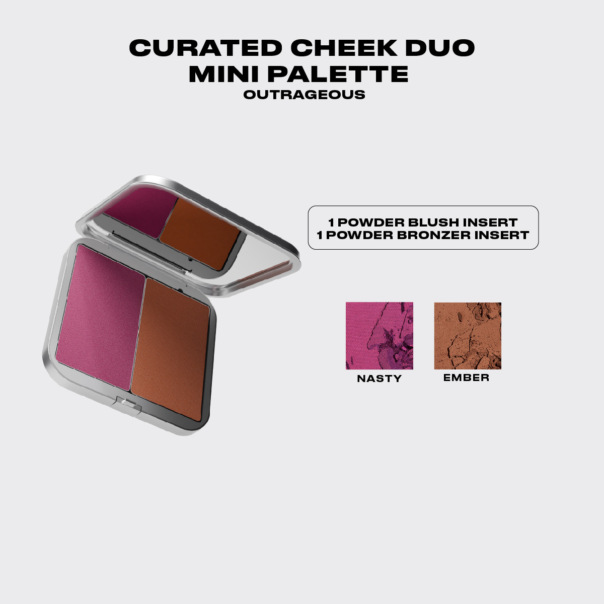 Discount on Issy & Co.  shoes - SKU: Issy Curated Cheek Duo Mini Palette in Outrageous