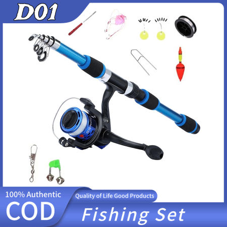 Telesscopic Fishing Rod Set - Strong and Durable