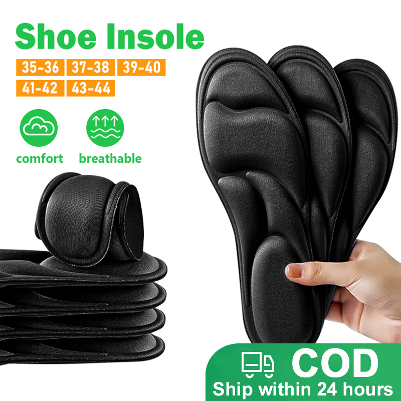 Memory Foam Shoe Insoles For Men - Comfort Cushion Inserts With Arch Support US Men 8/EU 41