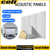 12Pack Acoustic Panels by OEM for Soundproofing and Decoration