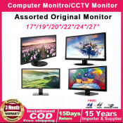 Refurbished Assorted Brand 27"-19" Computer Monitors for PC/CCTV