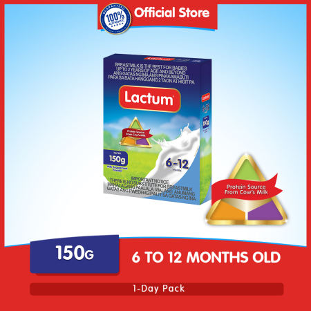 Lactum for 6-12 Months Old 150g Infant Formula Milk Supplement Powder