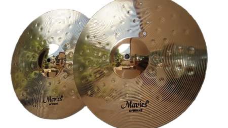 Mavies 2 Pieces Alloy Hi Hat Cymbals 14inch