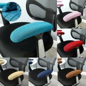 1 Pair Office Seat Chair Armrest Covers Elastic Gaming Chair Arm Rest Protector Stretch Slipcovers