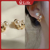 Pearl Mermaid Earrings - Elegant Fashion Jewelry by No