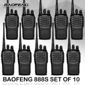 Baofeng BF 888S Set of 10 Walkie Talkies