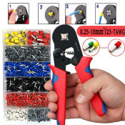 HSC8 Ferrule Crimping Tool Kit with 1250pcs Terminals