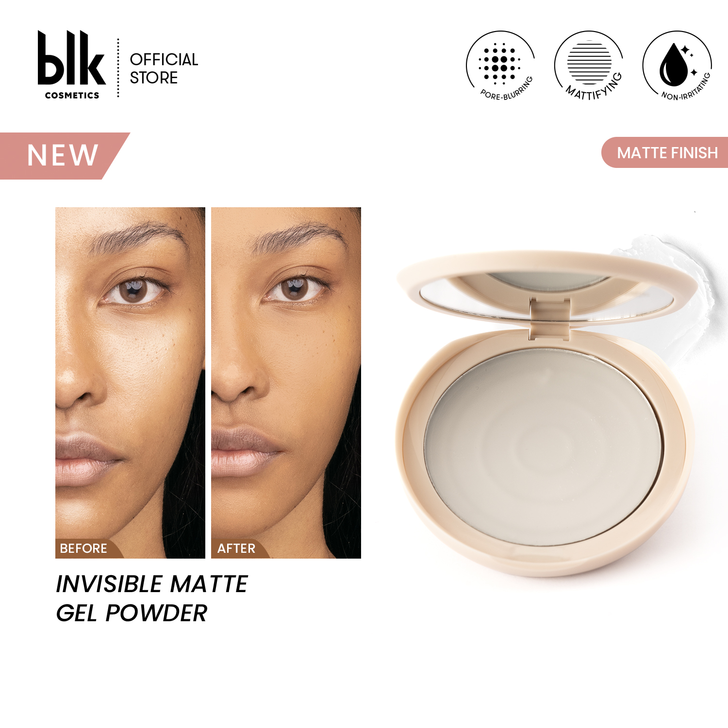 Discount on blk cosmetics  shoes - SKU: Blk Cosmetics Universal Invisible Matte Gel Powder