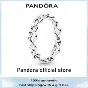 100% authentic Pandora heart knot ring gift JZ1005