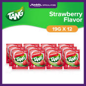 Tang Instant Drink Mix - Strawberry Flavor 19g with Vitamins and Minerals C, D, and Zinc