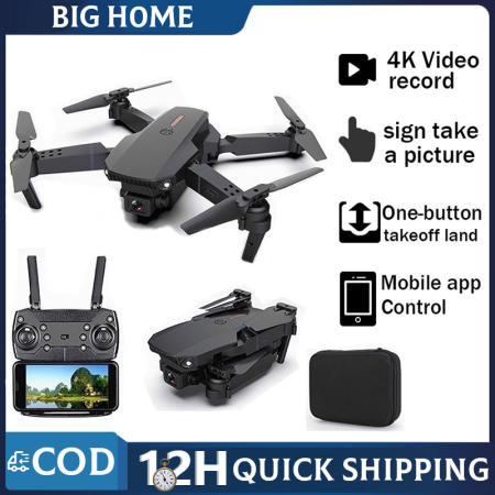 E88 Pro 4K HD Foldable Drone with WiFi and Obstacle Avoidance