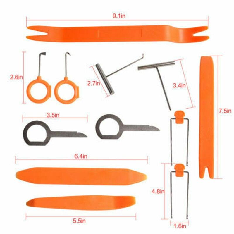 12pcs Car Pry Tool Kit Car Door Panel Dash Audio Trim Removal