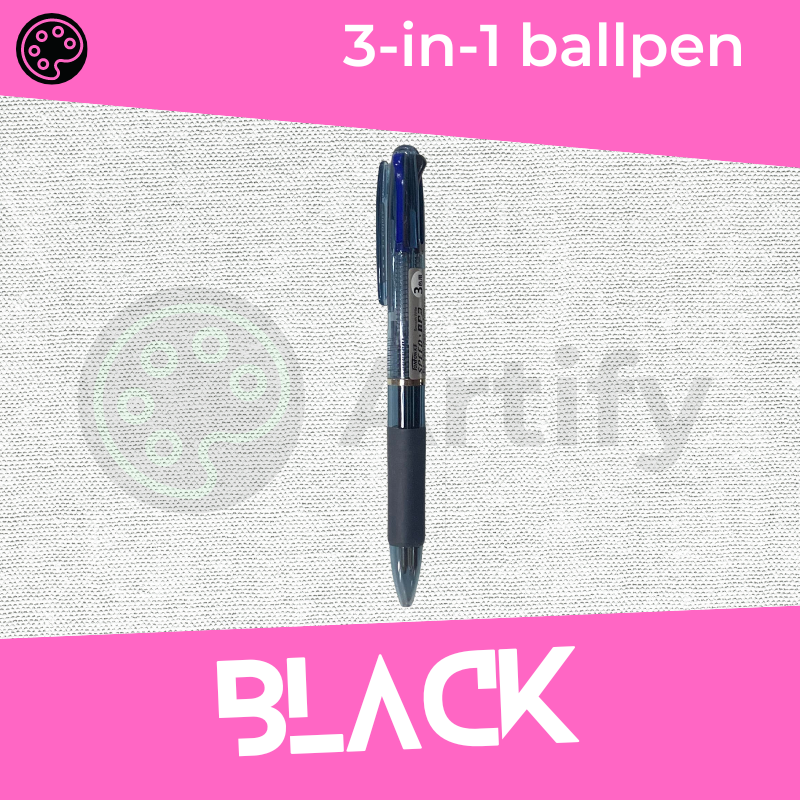 BIG SALE!!!] High Quality Ballpen 3-in-1 Retractable Ball Pen 3-in