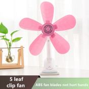 Living Home 5 Leaf Clip Fan for Office/Desktop Home Use