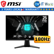 Msi G255F 25" / 180Hz / Rapid Ips / 1ms Gtg / Anti-Glare Gaming Monitor